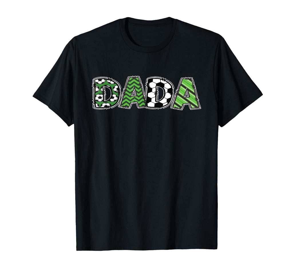 Soccer Daddy Dada Birthday Party T-Shirt - Minimalist Print Unisex - T-Shirt, Sweatshirt, Hoodie