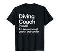 Diving Coach Definition Sports Funny Swim T-Shirt - Graphic Print Unisex - T-Shirt, Sweatshirt, Hoodie