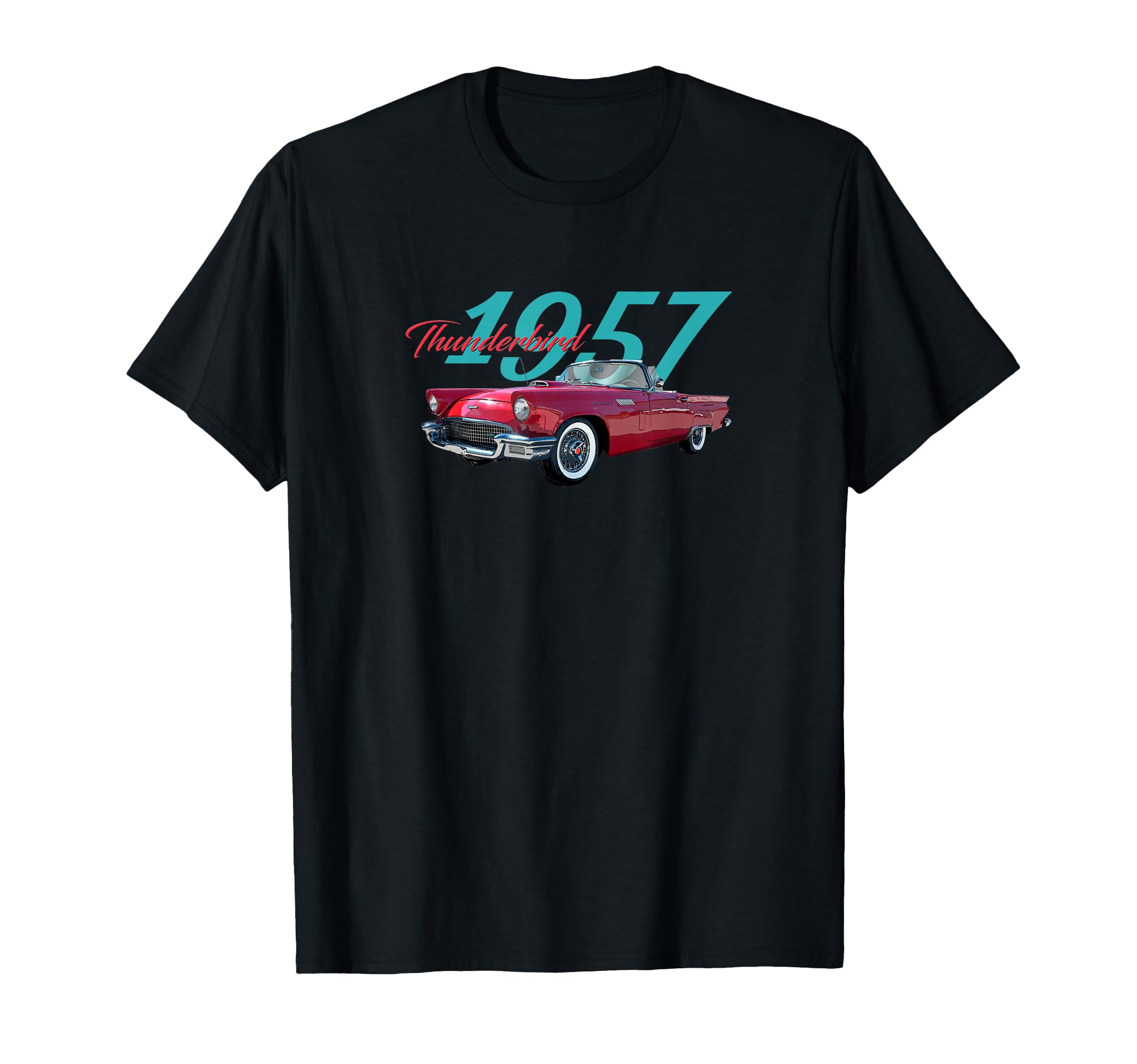 1956 Thunderbird American Sports Car T-Shirt - Aesthetic Graphic Men Women - T-Shirt, Sweatshirt, Hoodie
