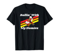 Rollin My Homies Roller Skating Skates T-Shirt - Custom Art Print Unisex - T-Shirt, Sweatshirt, Hoodie