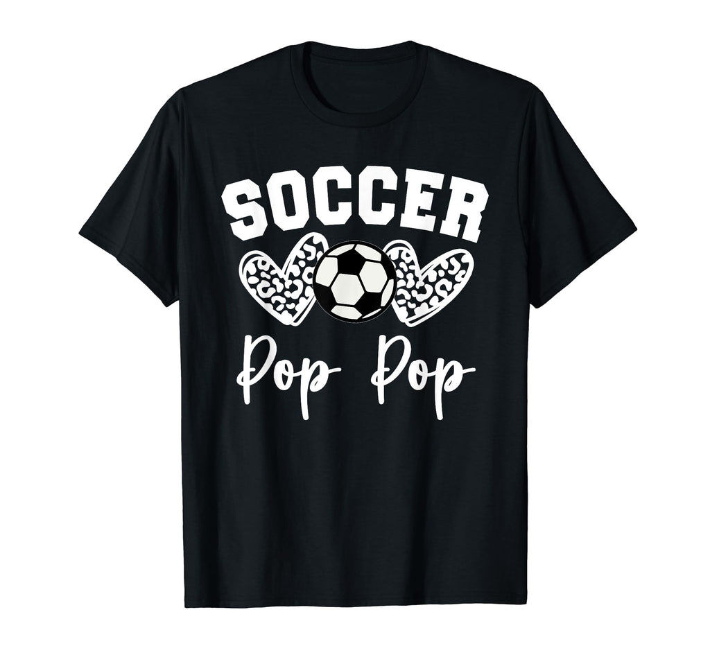 Soccer Pop Pop Matching Family Soccer T-Shirt - Custom Art Print for Adults - T-Shirt, Sweatshirt, Hoodie
