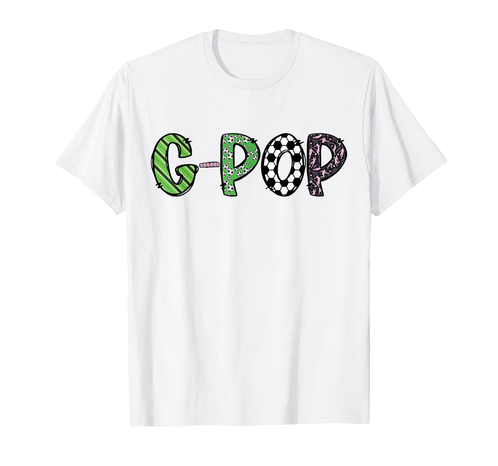 Soccer G Pop Funny Soccer Birthday T-Shirt - Custom Art Print Unisex - T-Shirt, Sweatshirt, Hoodie
