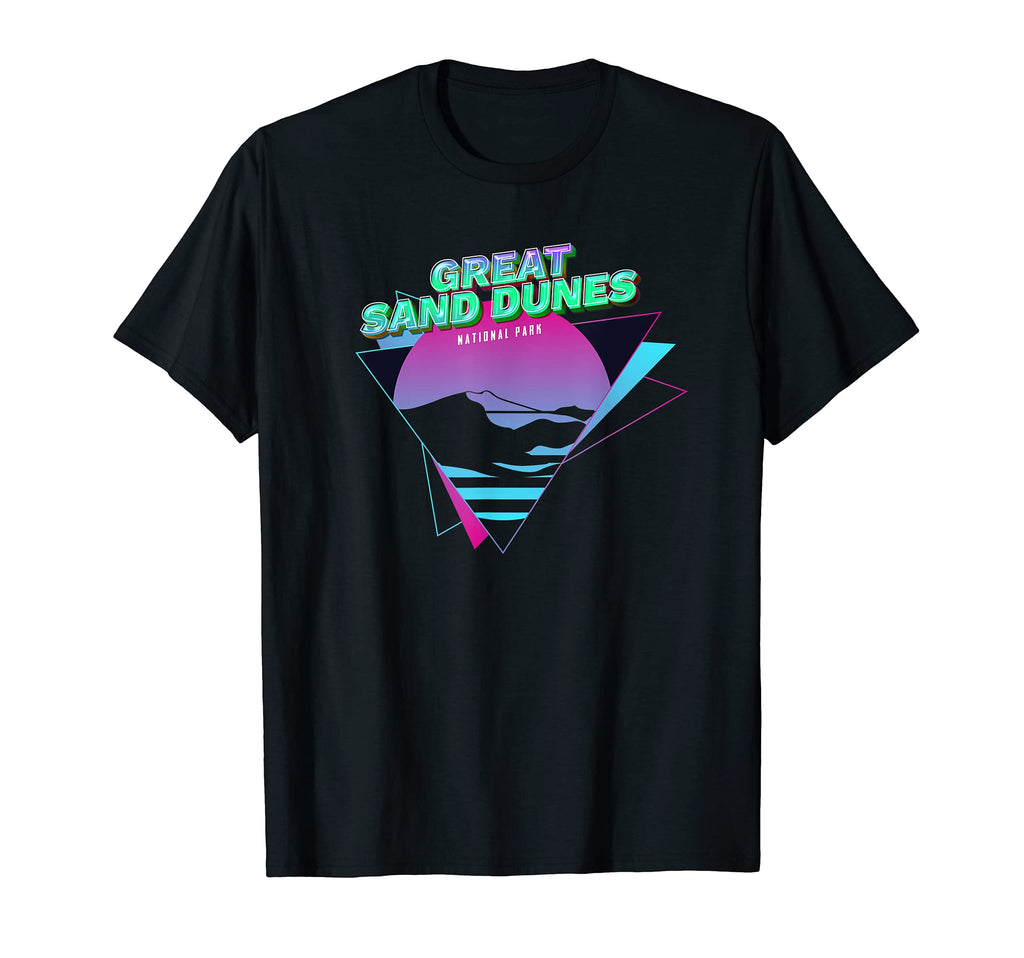 Vaporwave Great Sand Dunes National Park T-Shirt - Custom Art Print Unisex - T-Shirt, Sweatshirt, Hoodie