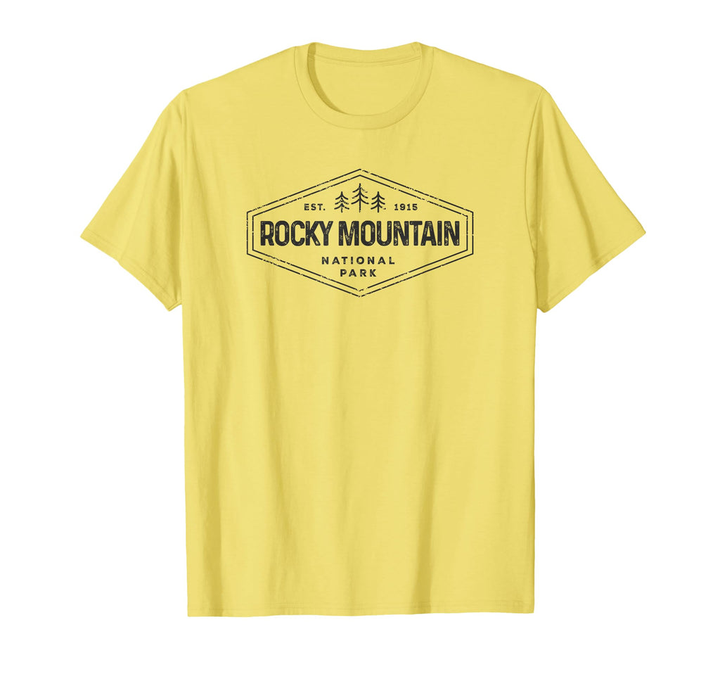 Rocky Mountains National Park Badge T-Shirt - Custom Art Print for Adults - T-Shirt, Sweatshirt, Hoodie