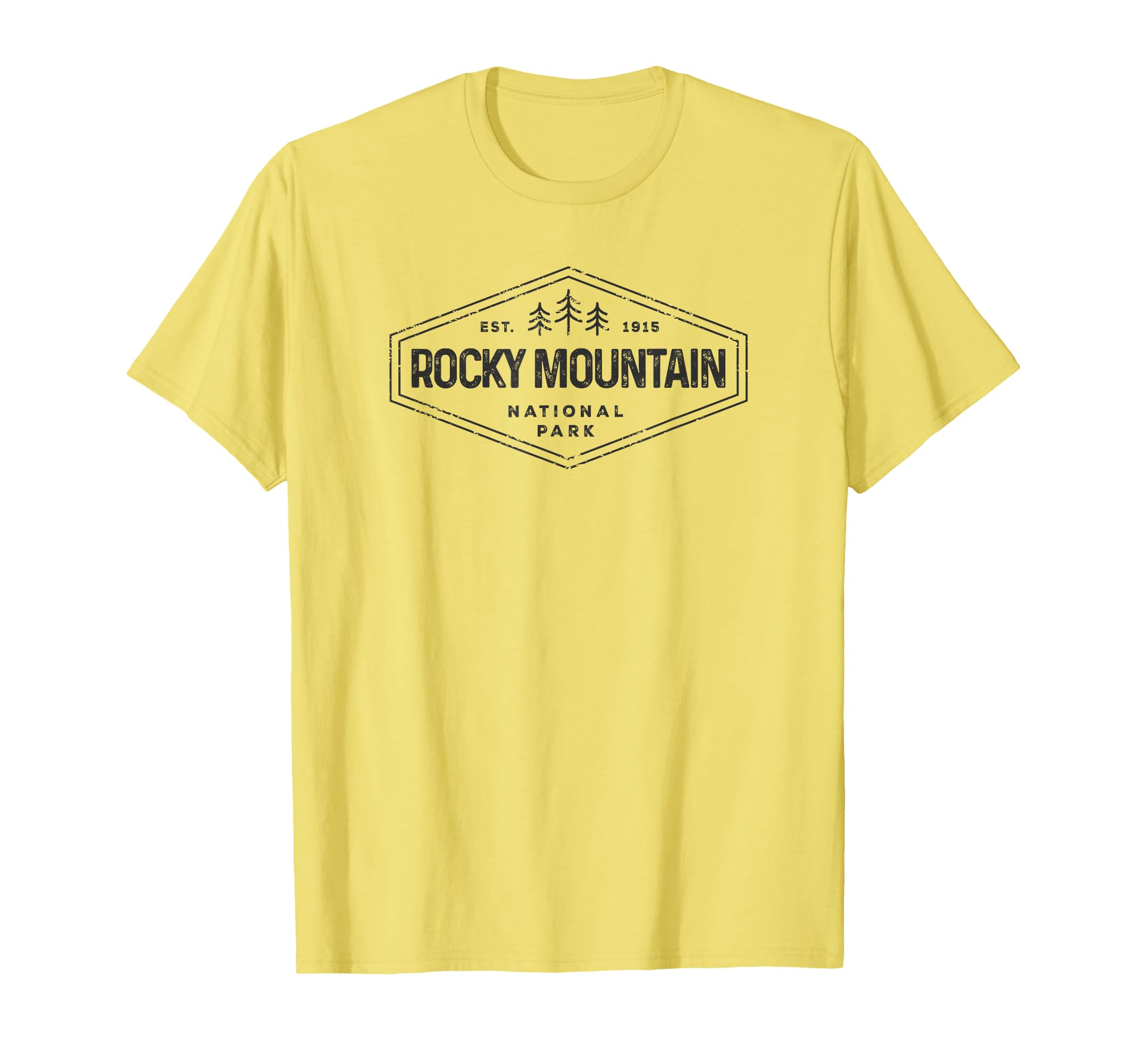Rocky Mountains National Park Badge T-Shirt - Custom Art Print for Adults - T-Shirt, Sweatshirt, Hoodie