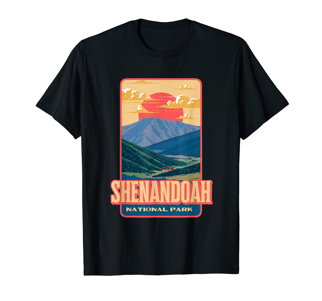 Shenandoah National Park Virginia T-Shirt - Minimalist Print for Adults - T-Shirt, Sweatshirt, Hoodie