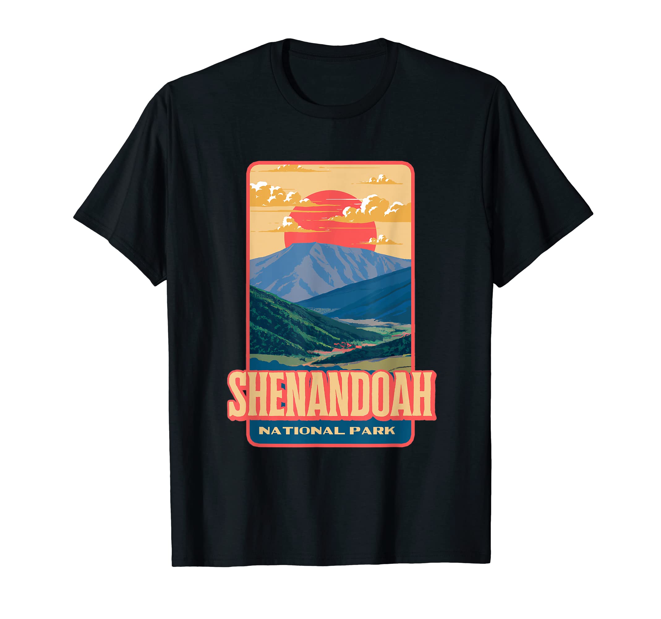 Shenandoah National Park Virginia T-Shirt - Minimalist Print for Adults - T-Shirt, Sweatshirt, Hoodie