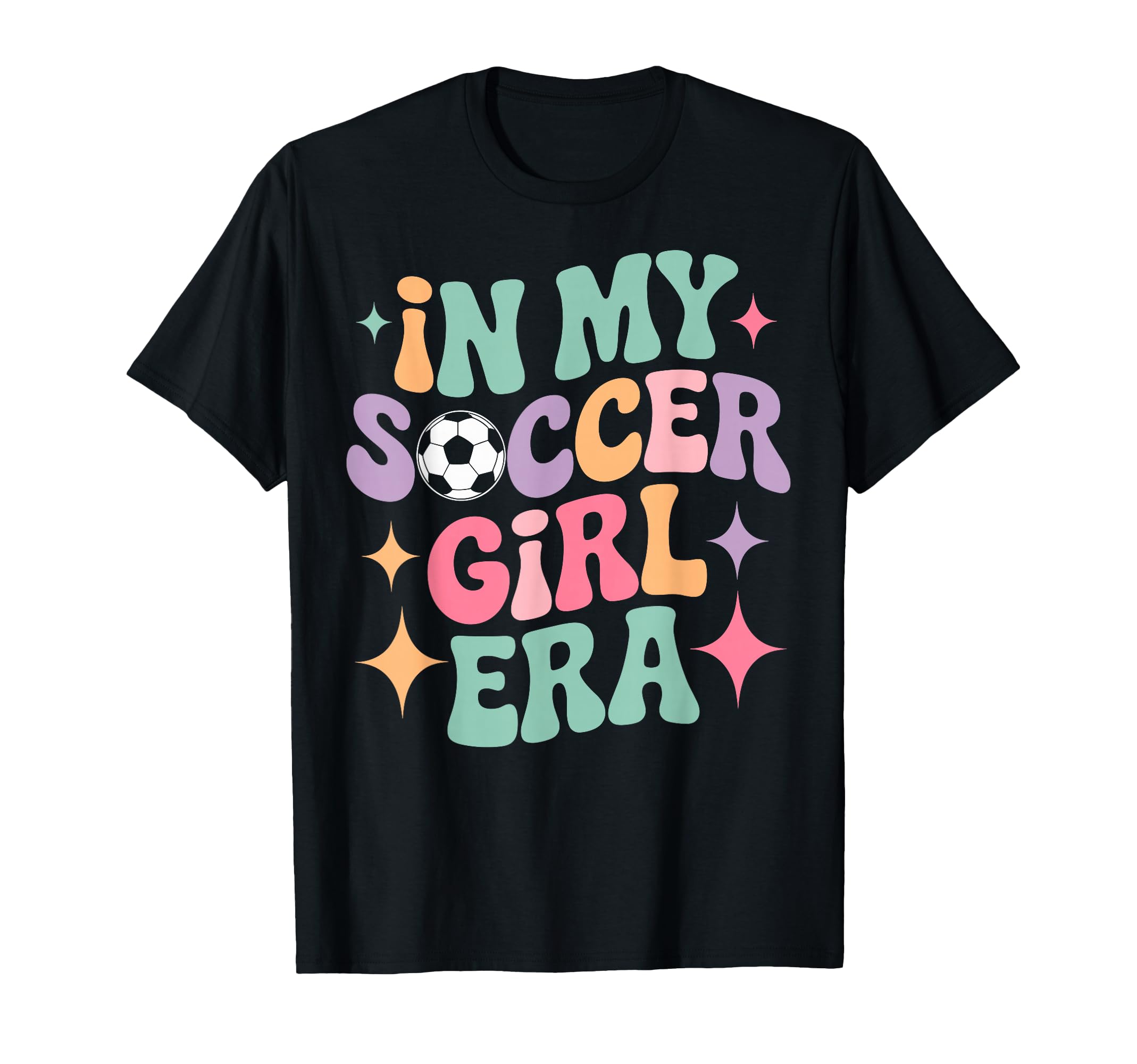 My Soccer Era Groovy Football T-Shirt - Aesthetic Graphic for Adults - T-Shirt, Sweatshirt, Hoodie