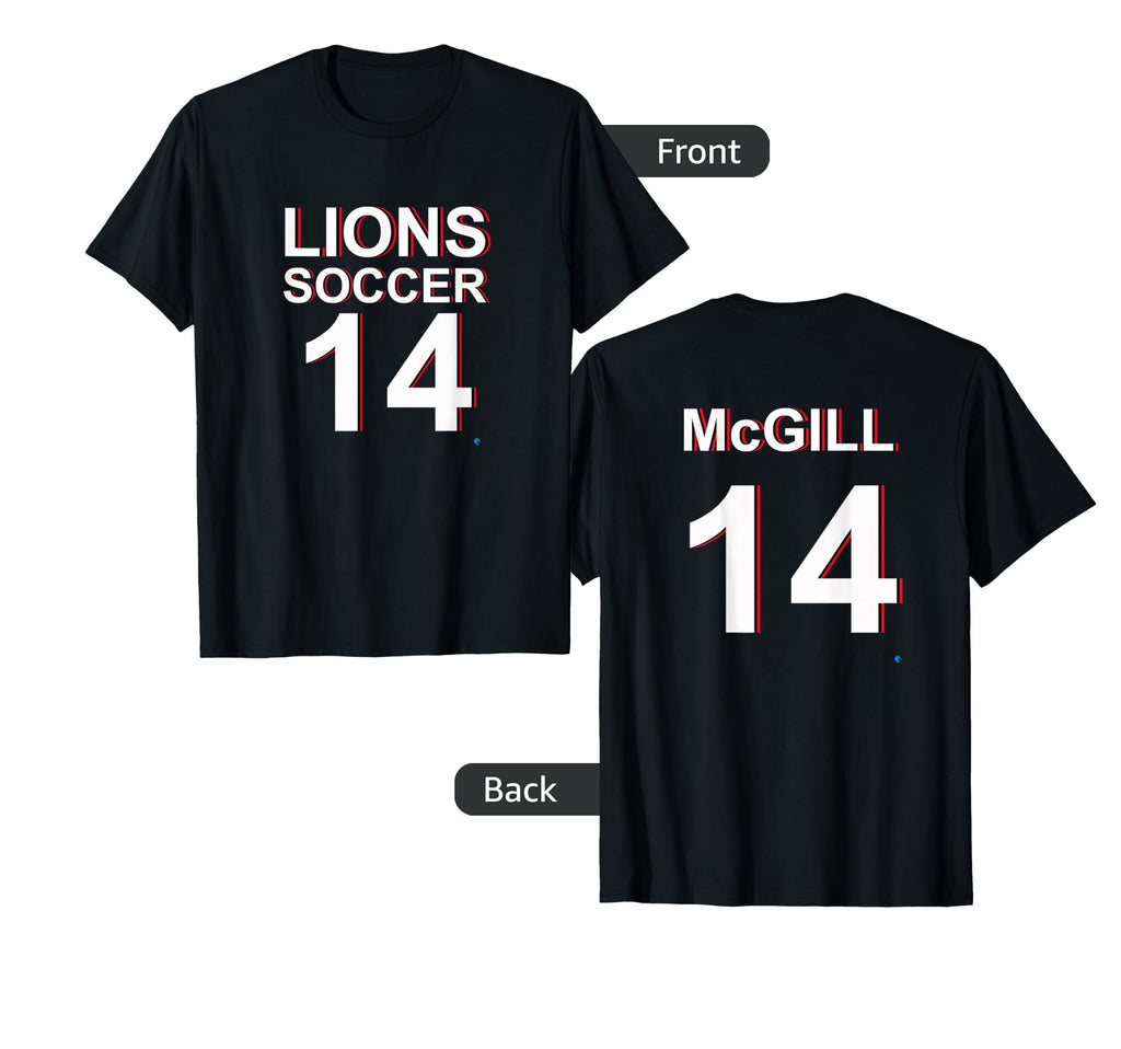 Lion Soccer 14 T-Shirt - Casual Everyday Wear Men Women - T-Shirt, Sweatshirt, Hoodie