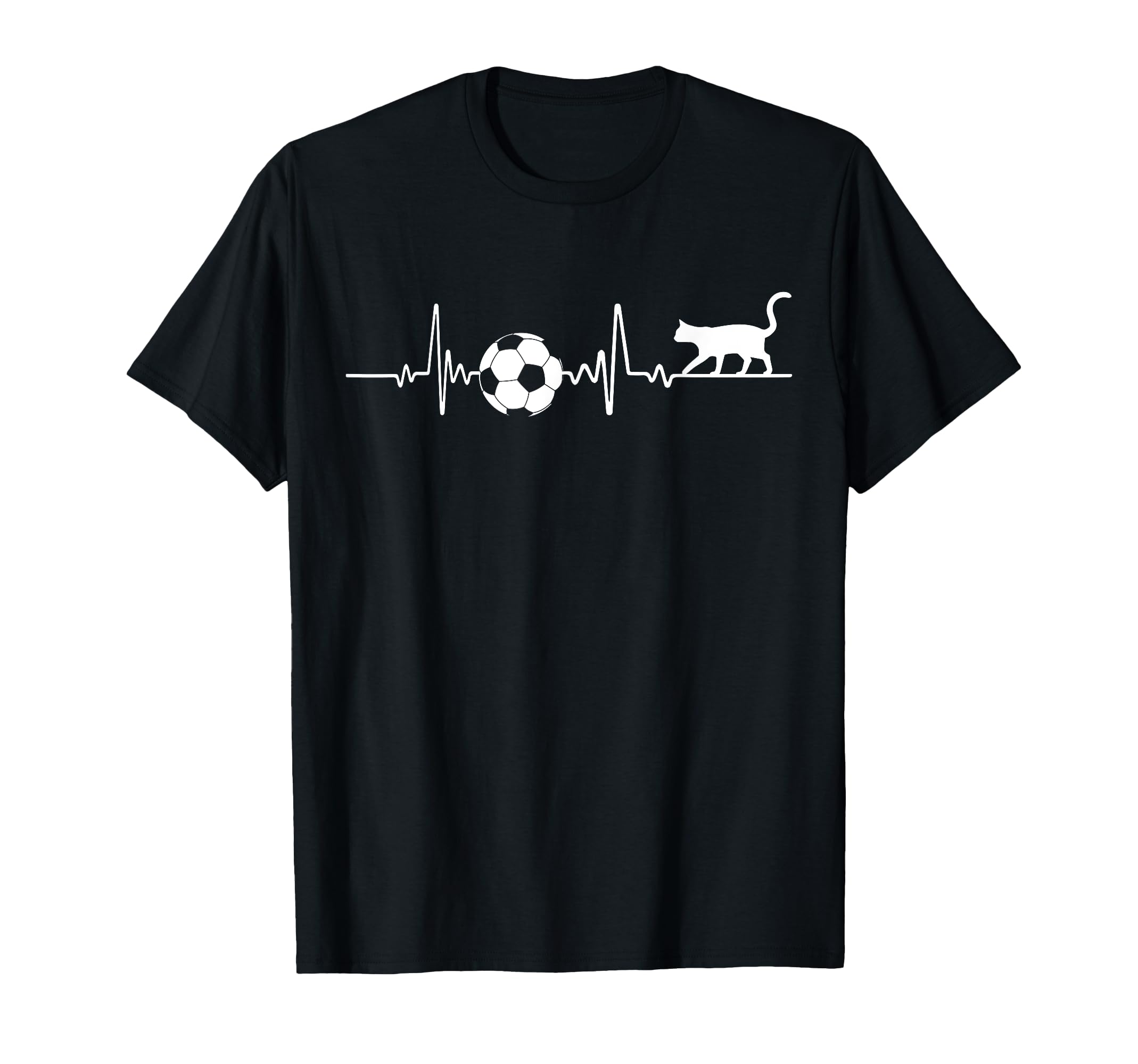 Soccer Cat Funny Cat Lover Soccer T-Shirt - Fun Novelty Design Unisex - T-Shirt, Sweatshirt, Hoodie