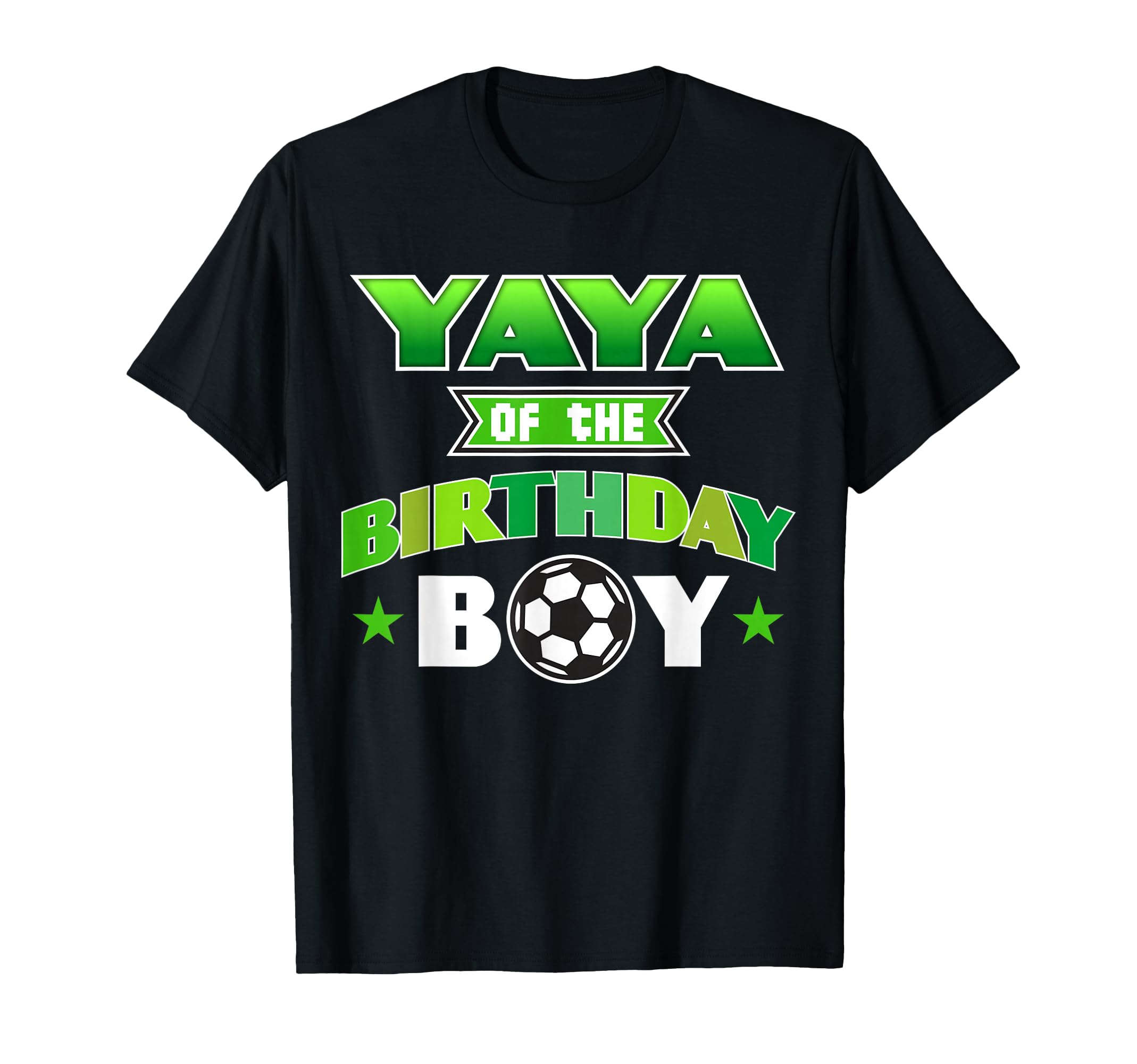 Yaya Birthday Soccer Party Family Love T-Shirt - Custom Art Print Unisex - T-Shirt, Sweatshirt, Hoodie
