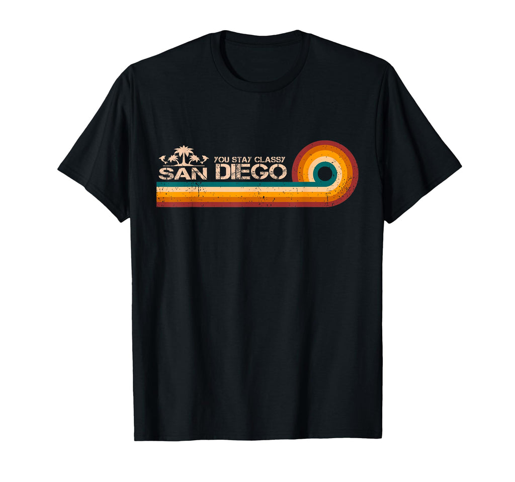 You Stay Classy San Diego Stripes T-Shirt - Novelty Apparel Unisex - T-Shirt, Sweatshirt, Hoodie
