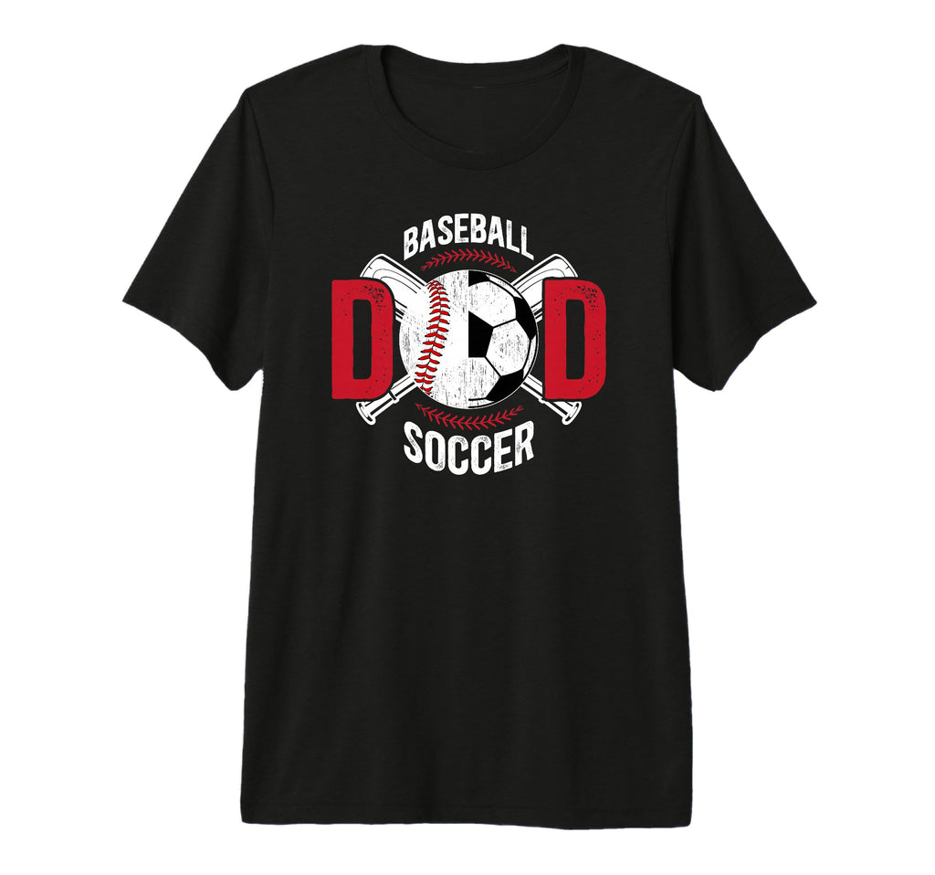 Mens Baseball Soccer Dad Soccer T-Shirt - Streetwear Style for Adults - T-Shirt, Sweatshirt, Hoodie