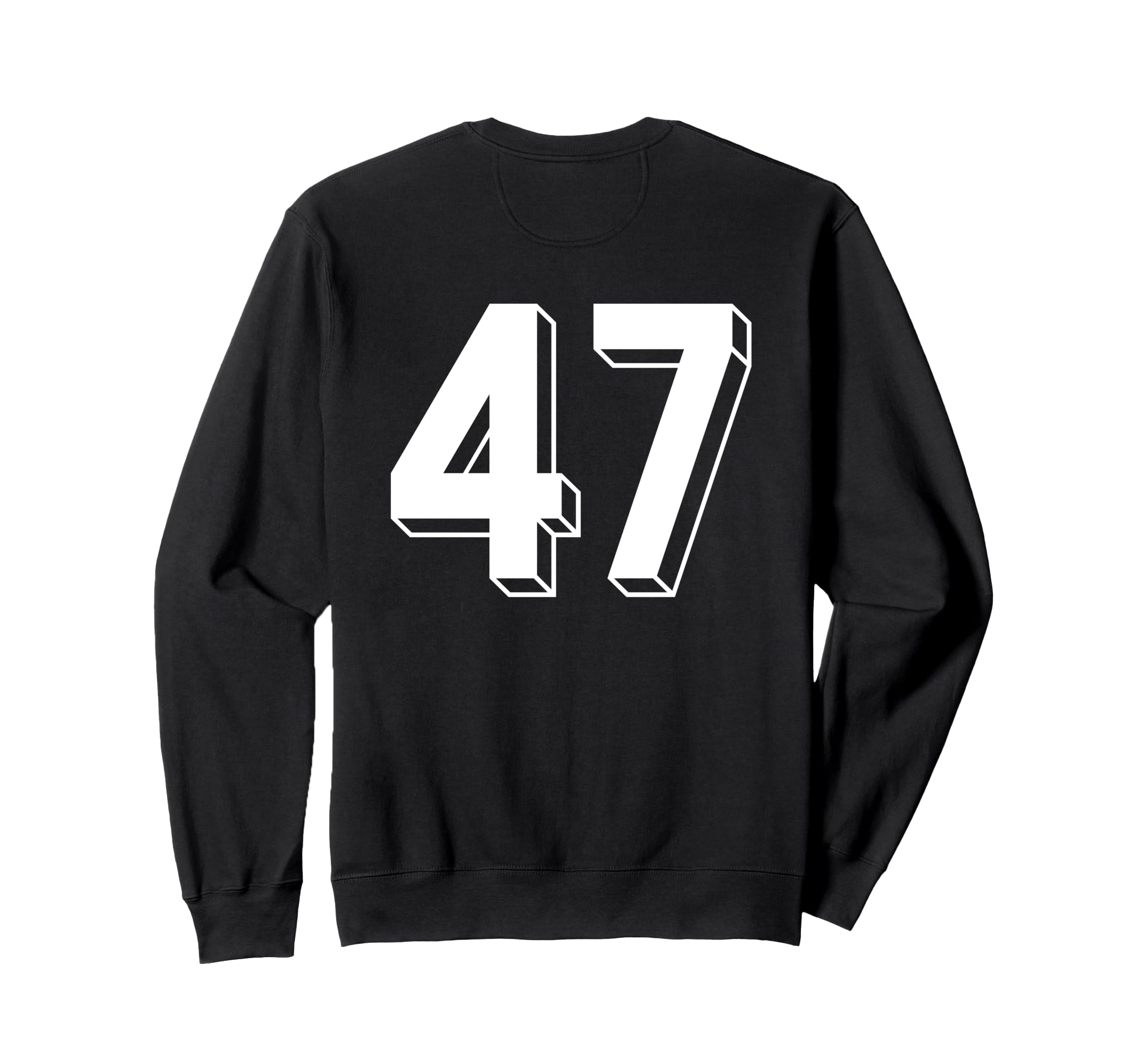 Number 47 Backside 80S 90S Team Sweatshirt - Aesthetic Graphic for Adults - T-Shirt, Sweatshirt, Hoodie