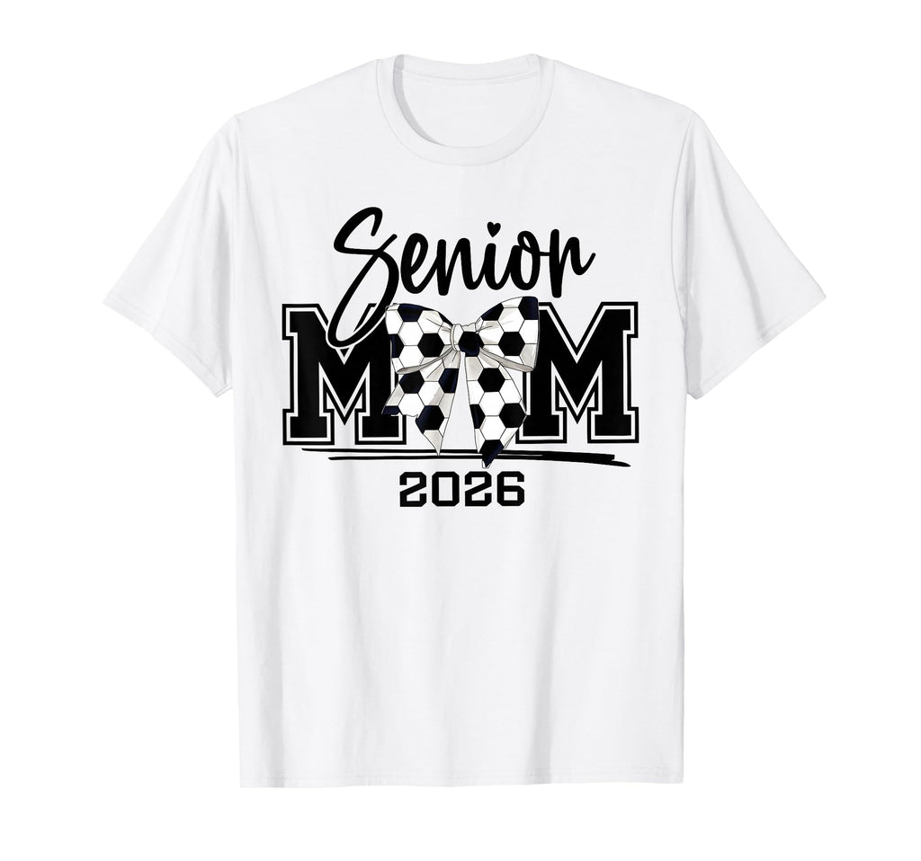 Groovy Senior Mom Soccer 2026 Class 2026 T-Shirt - Graphic Print Unisex - T-Shirt, Sweatshirt, Hoodie