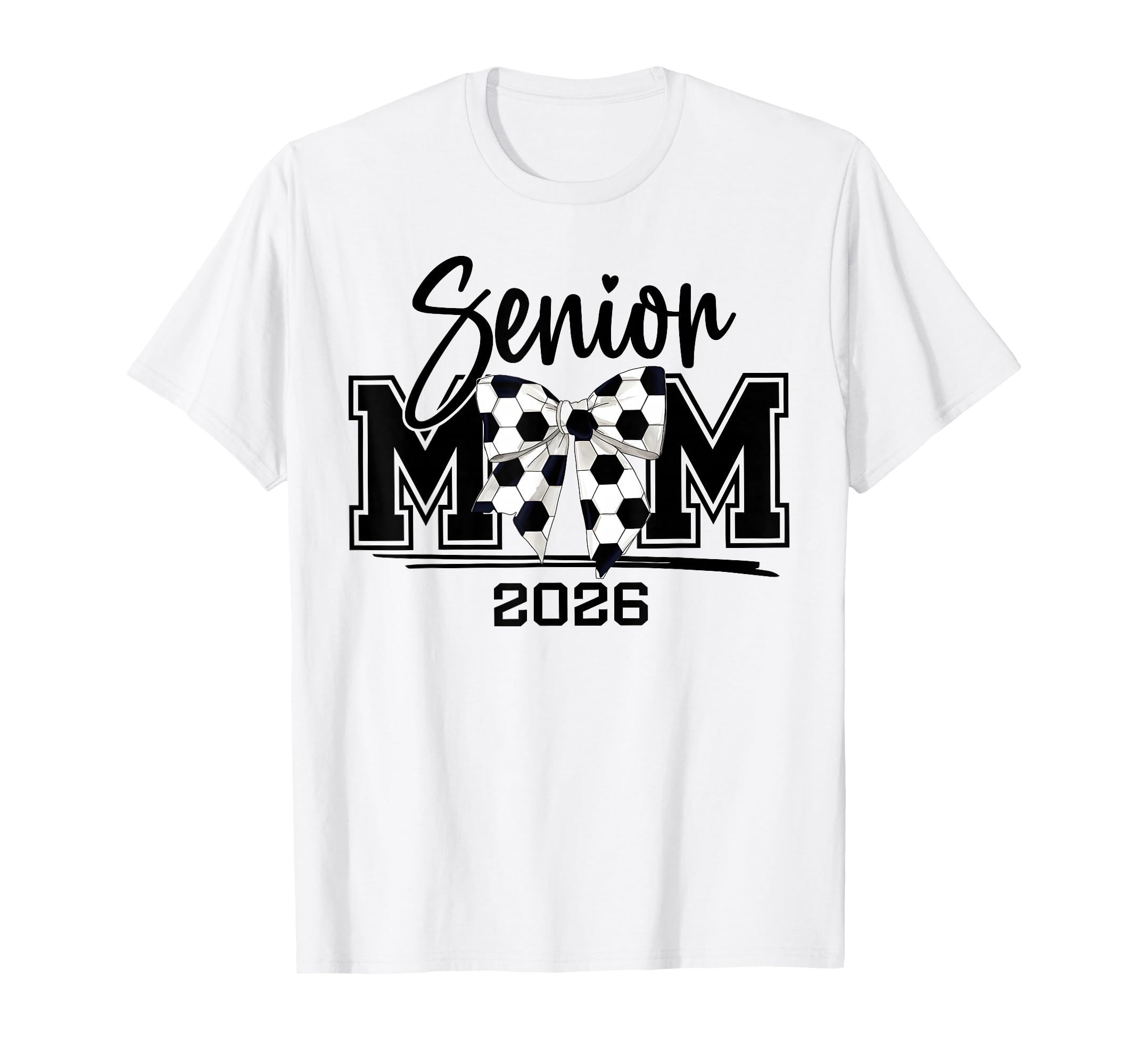 Groovy Senior Mom Soccer 2026 Class 2026 T-Shirt - Graphic Print Unisex - T-Shirt, Sweatshirt, Hoodie