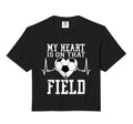 Soccer Heartbeat My Heart Is That Sweatshirt - Fun Novelty Design Unisex - T-Shirt, Sweatshirt, Hoodie