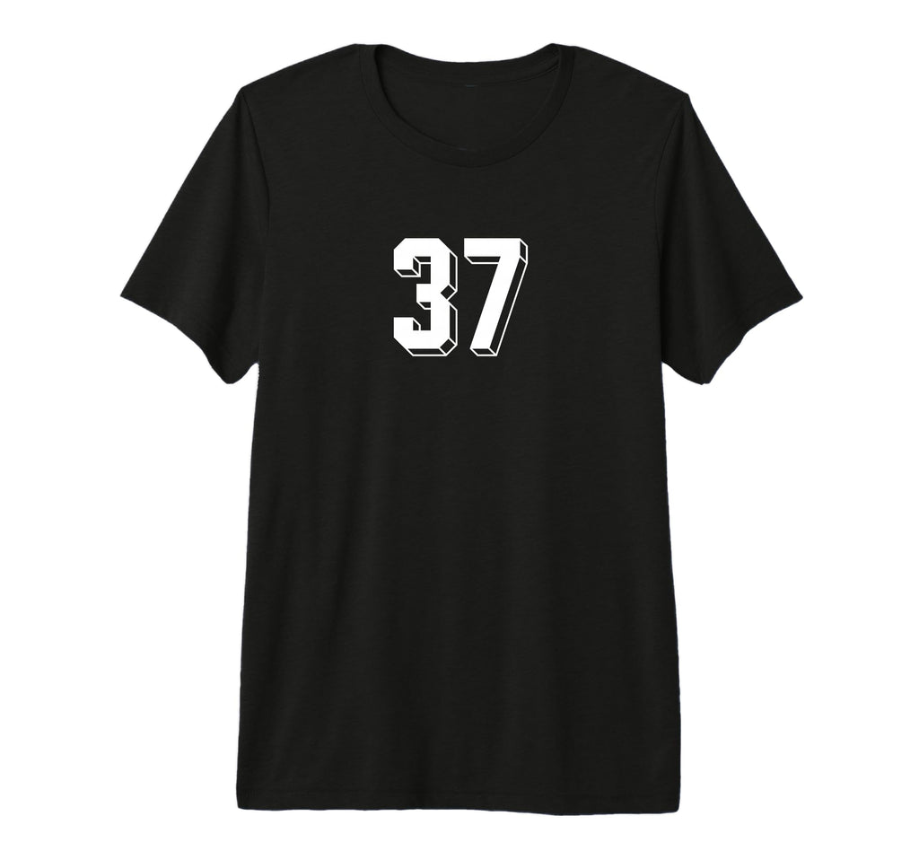 Number 37 80S 90S Soccer Team Jersey T-Shirt - Graphic Print for Adults - T-Shirt, Sweatshirt, Hoodie