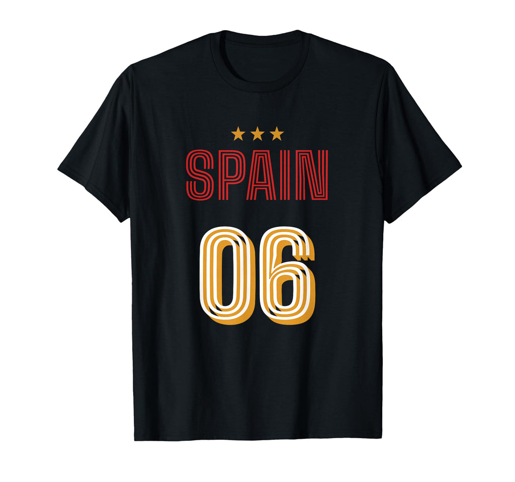 Spain Soccer 06 Football Game Fan T-Shirt - Minimalist Print Unisex - T-Shirt, Sweatshirt, Hoodie