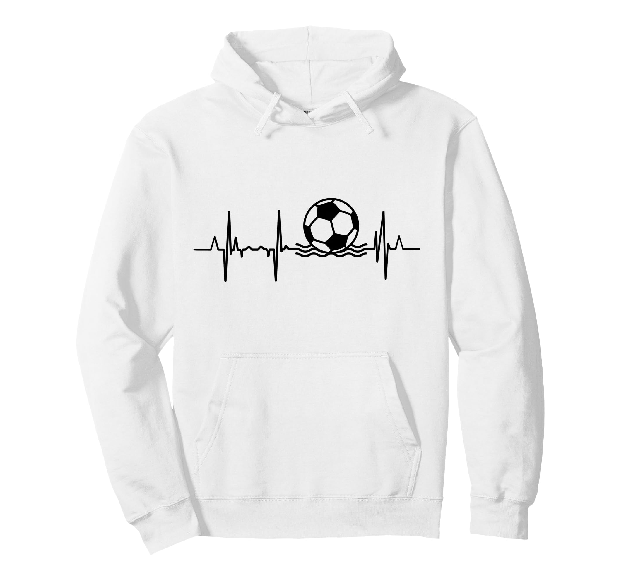 Beach Soccer Heartbeat Hoodie - Novelty Apparel Unisex - T-Shirt, Sweatshirt, Hoodie