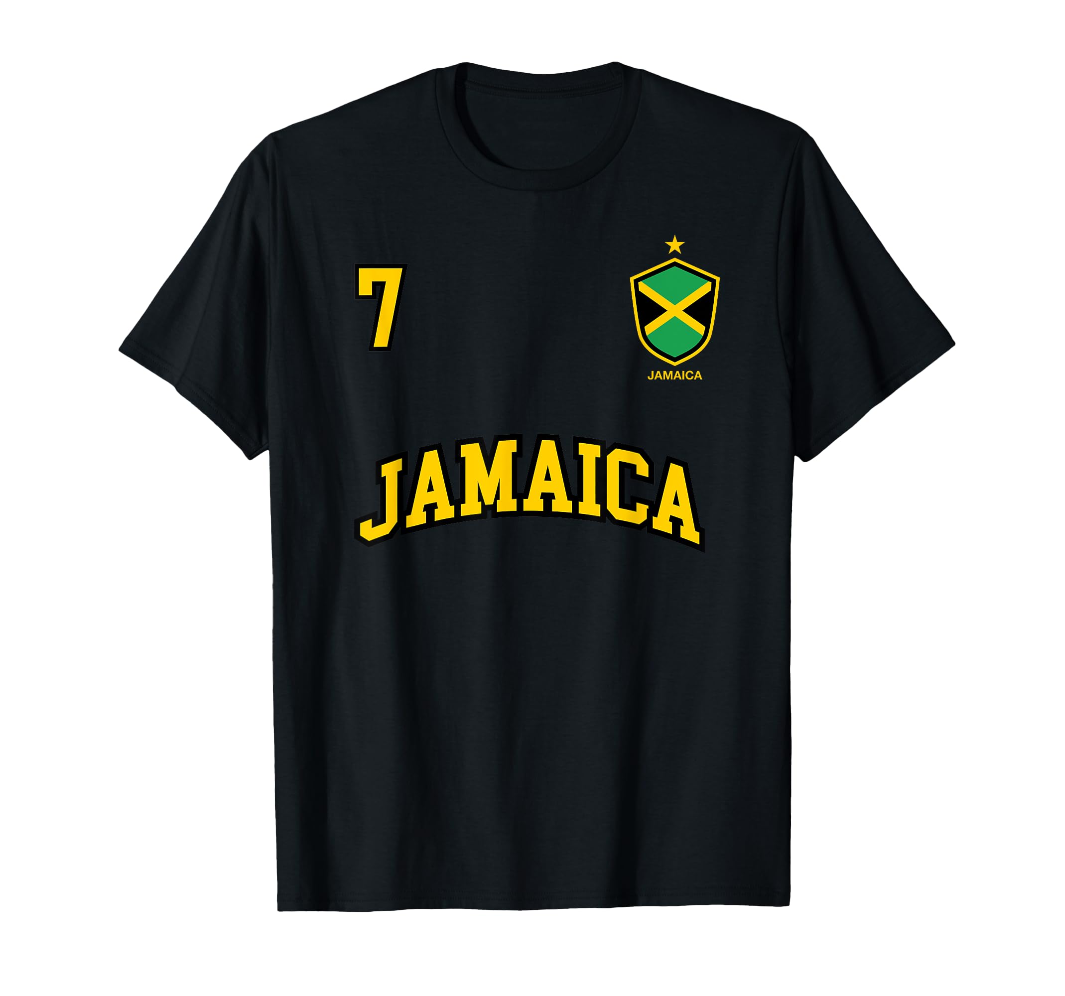 Jamaica Number 7 Back Soccer Team T-Shirt - Streetwear Style Men Women - T-Shirt, Sweatshirt, Hoodie