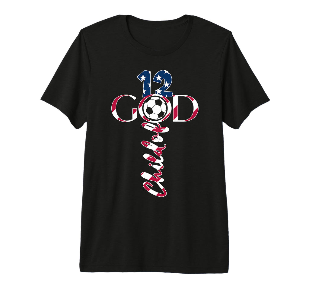 Jesus 12 Years Child God Soccer 12Th T-Shirt - Streetwear Style Men Women - T-Shirt, Sweatshirt, Hoodie