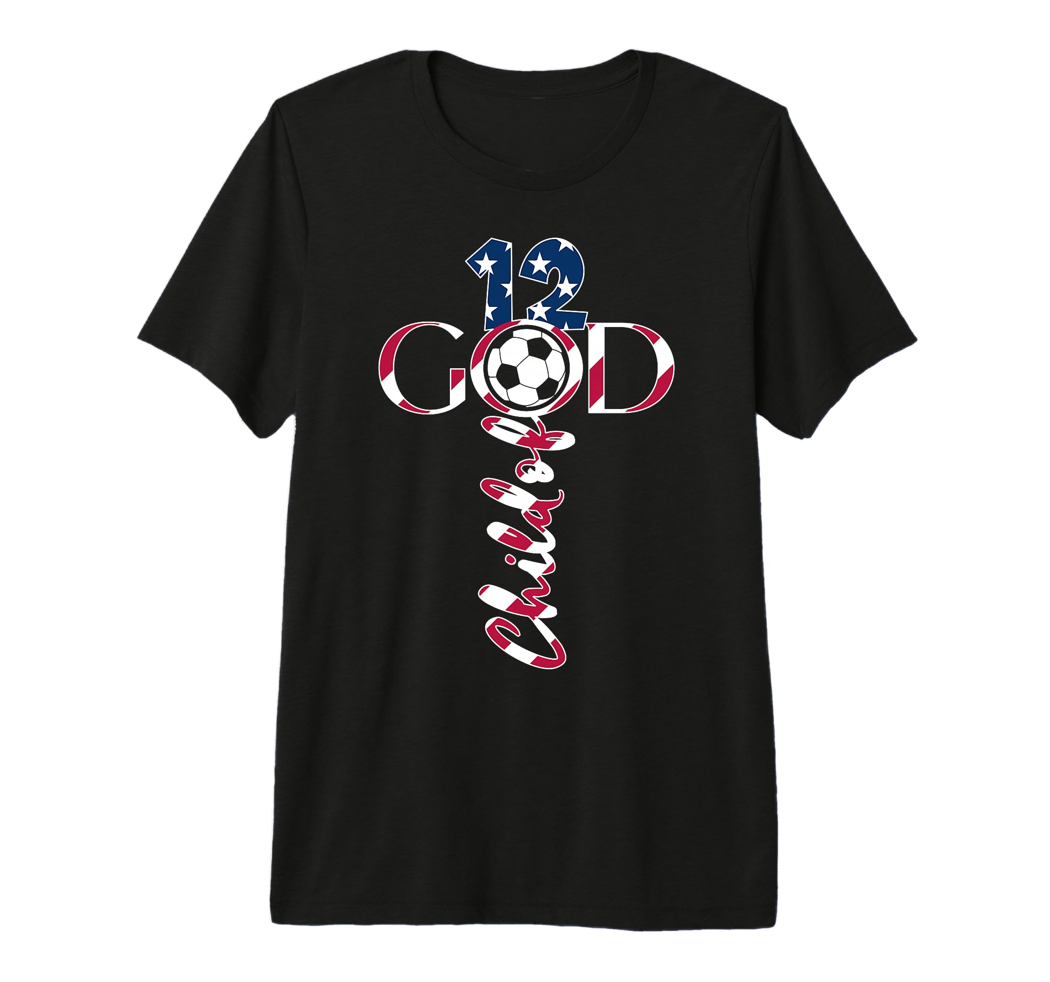 Jesus 12 Years Child God Soccer 12Th T-Shirt - Streetwear Style Men Women - T-Shirt, Sweatshirt, Hoodie