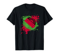 Soccer Ball Flag Malawi T-Shirt - Aesthetic Graphic Unisex - T-Shirt, Sweatshirt, Hoodie