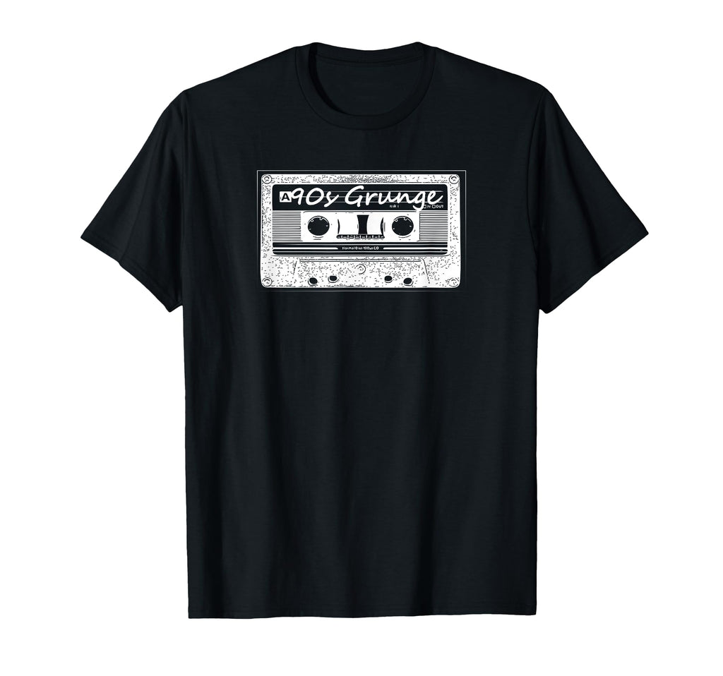 90S Grunge Cassette Tape Music T-Shirt - Novelty Apparel Unisex - T-Shirt, Sweatshirt, Hoodie