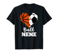 Ball Nene Heart Funny Soccer Basketball T-Shirt - Unique Graphic Unisex - T-Shirt, Sweatshirt, Hoodie