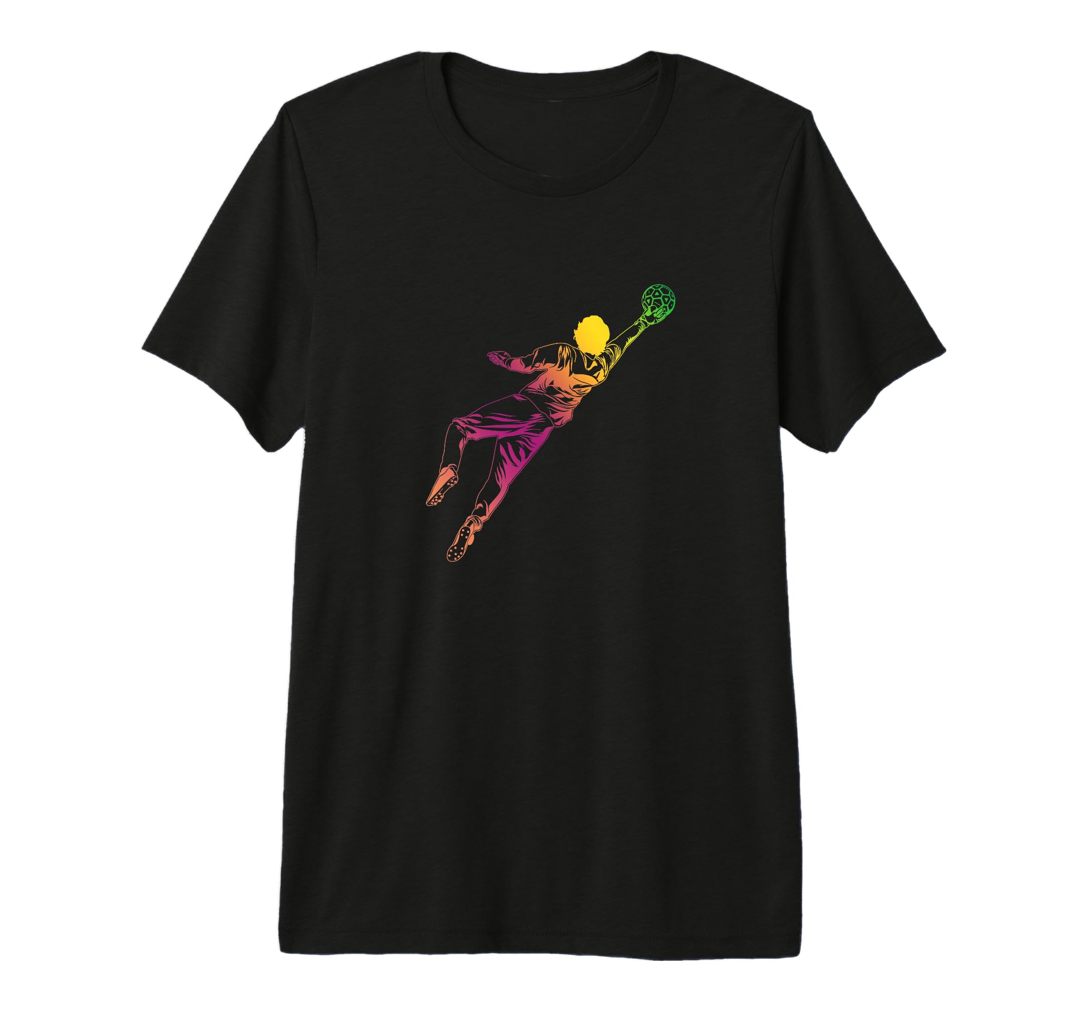 Soccer Goalkeeper Sketch Soccer T-Shirt - Aesthetic Graphic for Adults - T-Shirt, Sweatshirt, Hoodie