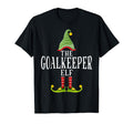 Goalkeeper Elf Funny Matching Pajama T-Shirt - Minimalist Print for Adults - T-Shirt, Sweatshirt, Hoodie
