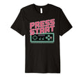Press Start Gaming Controller Gaming T-Shirt - Graphic Print Unisex - T-Shirt, Sweatshirt, Hoodie