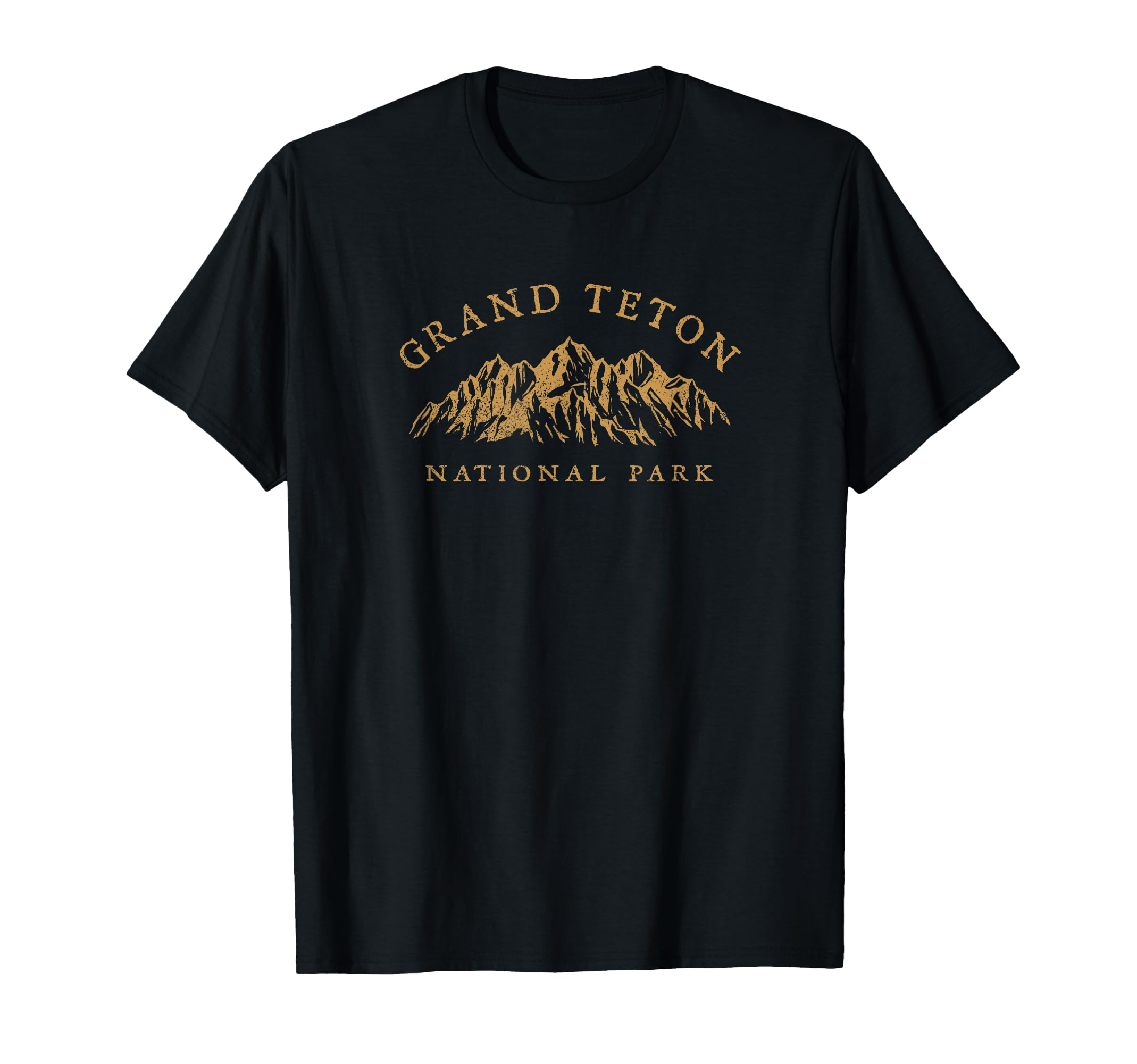 Grand Teton National Park Mountains T-Shirt - Minimalist Print Men Women - T-Shirt, Sweatshirt, Hoodie