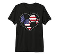 Soccer Heart Us American Flag Sports T-Shirt - Graphic Print for Adults - T-Shirt, Sweatshirt, Hoodie