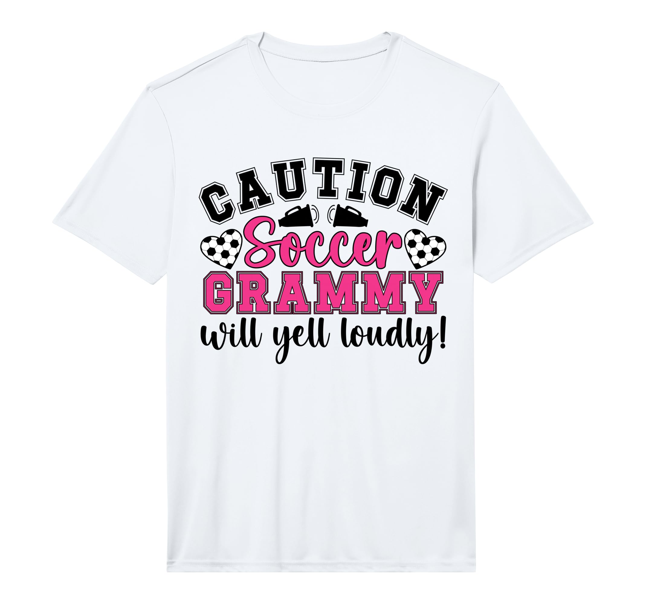 Mens Soccer Grammy Will Yell Loudly T-Shirt - Unique Graphic for Adults - T-Shirt, Sweatshirt, Hoodie