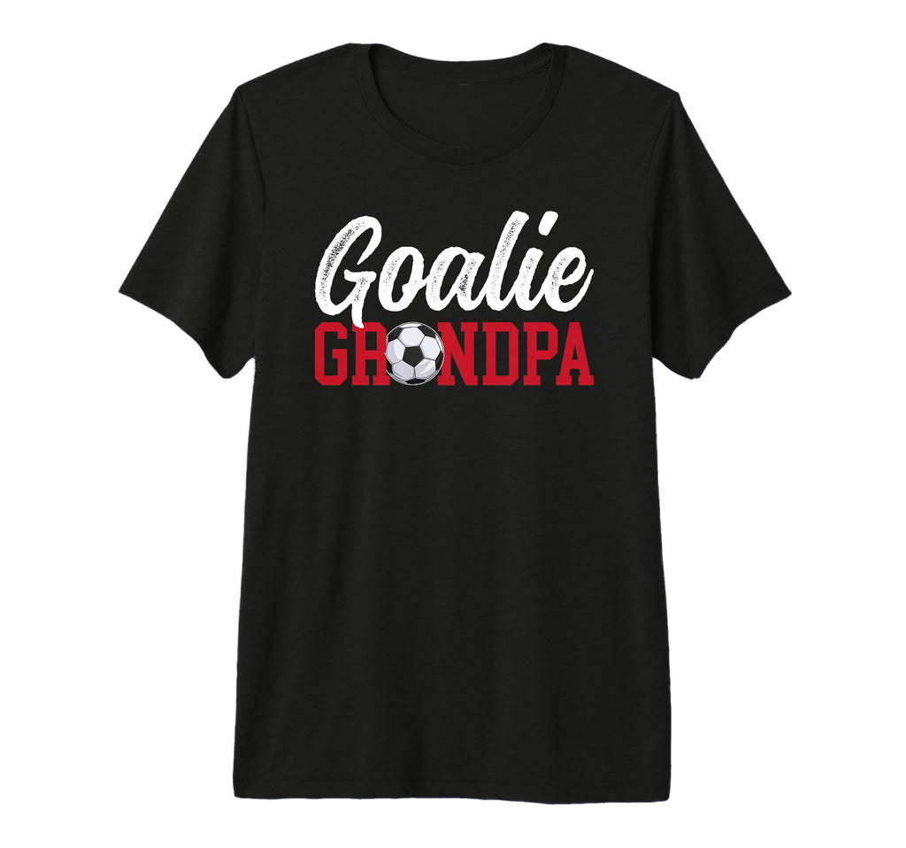 Mens Soccer Goalie Grandpa Soccer T-Shirt - Custom Art Print for Adults - T-Shirt, Sweatshirt, Hoodie