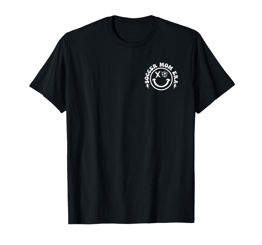 My Soccer Mom Era Groovy Funny 2 Sides T-Shirt - Graphic Print for Adults - T-Shirt, Sweatshirt, Hoodie
