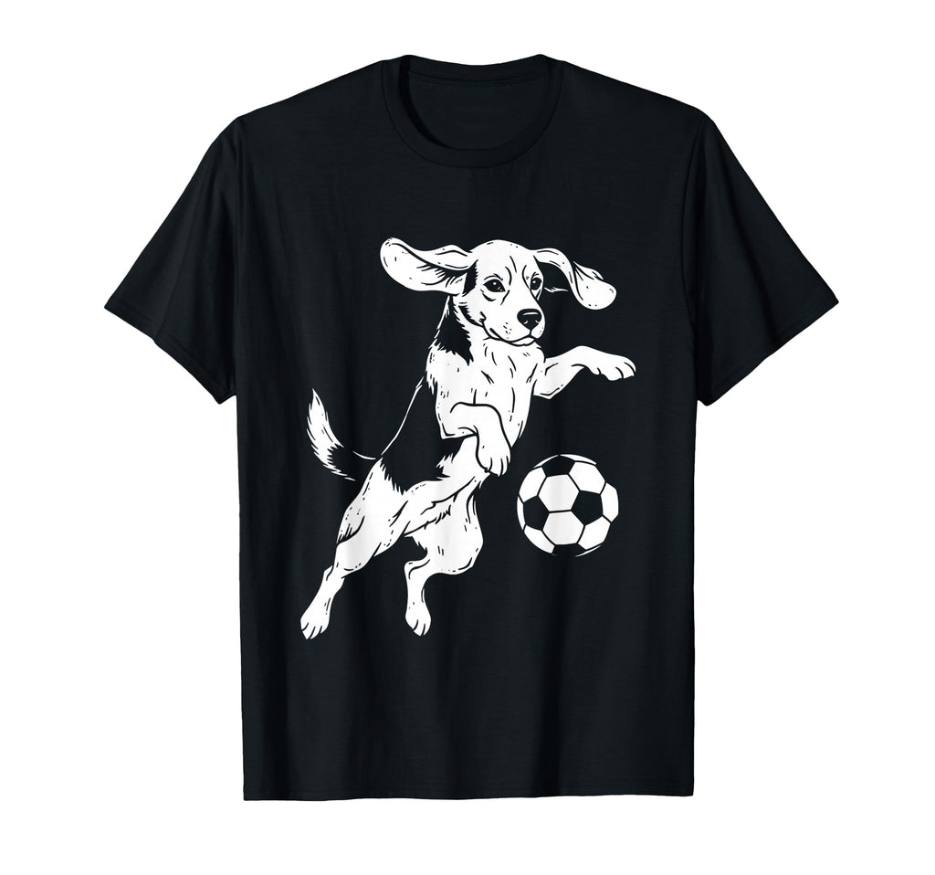 Beagle Soccer Player Funny Dog T-Shirt - Casual Everyday Wear for Adults - T-Shirt, Sweatshirt, Hoodie