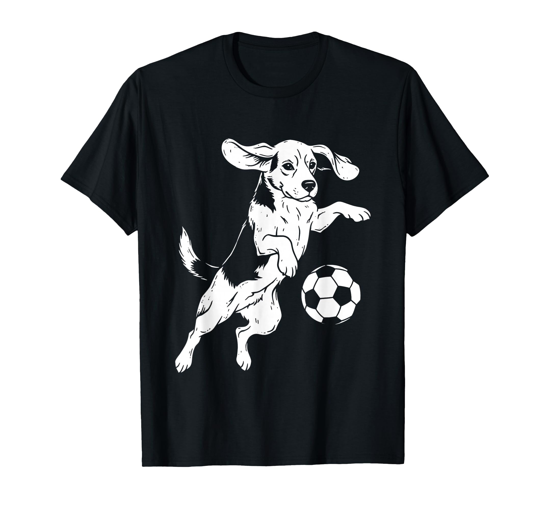 Beagle Soccer Player Funny Dog T-Shirt - Casual Everyday Wear for Adults - T-Shirt, Sweatshirt, Hoodie