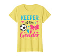 Keeper Gender Soccer Or Bows Funny T-Shirt - Fun Novelty Design Men Women - T-Shirt, Sweatshirt, Hoodie
