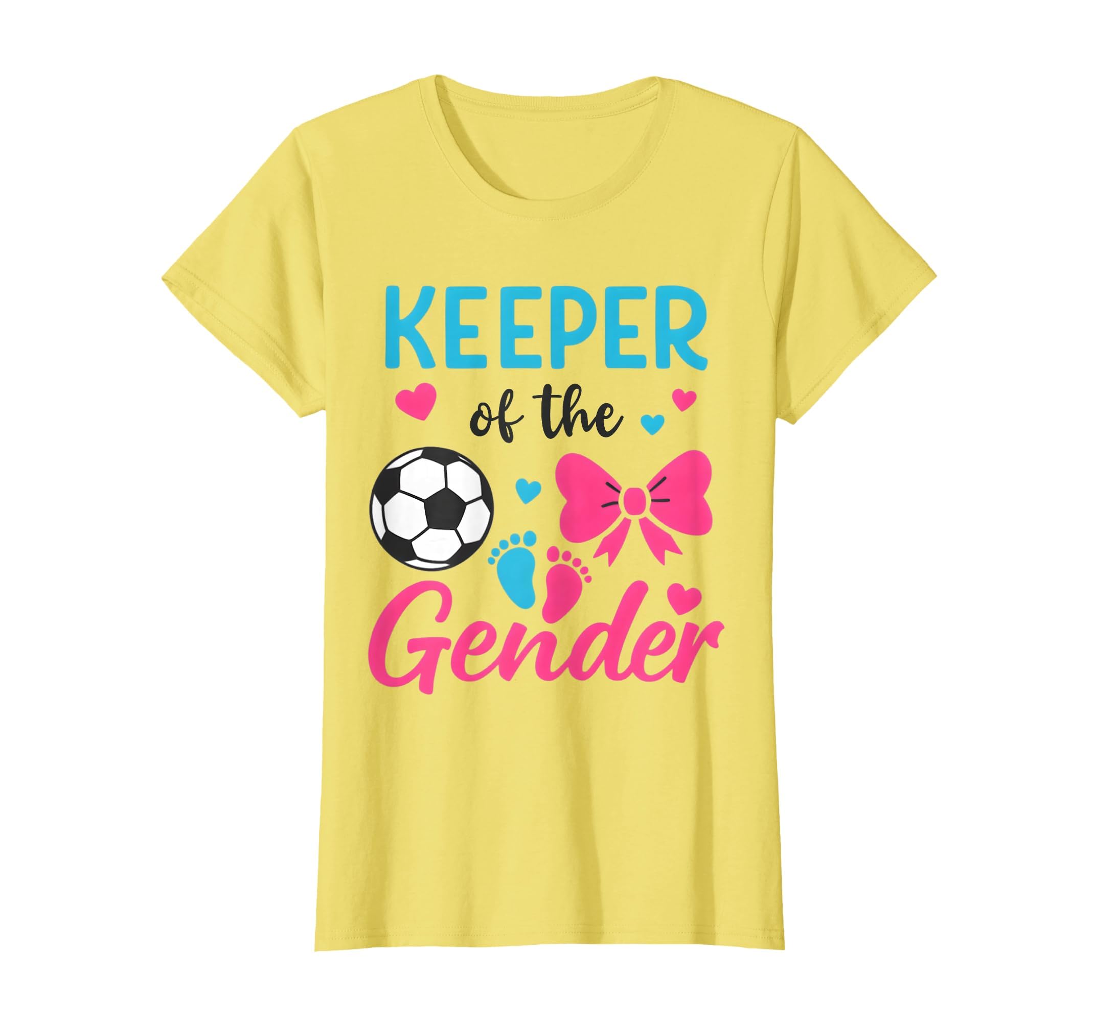 Keeper Gender Soccer Or Bows Funny T-Shirt - Fun Novelty Design Men Women - T-Shirt, Sweatshirt, Hoodie