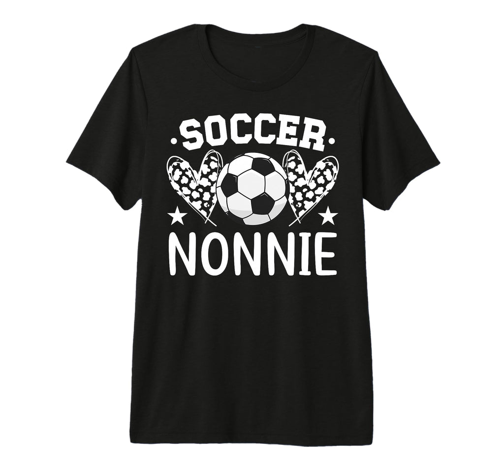 Soccer Nonnie Hearts Nonnie Soccer T-Shirt - Novelty Apparel for Adults - T-Shirt, Sweatshirt, Hoodie