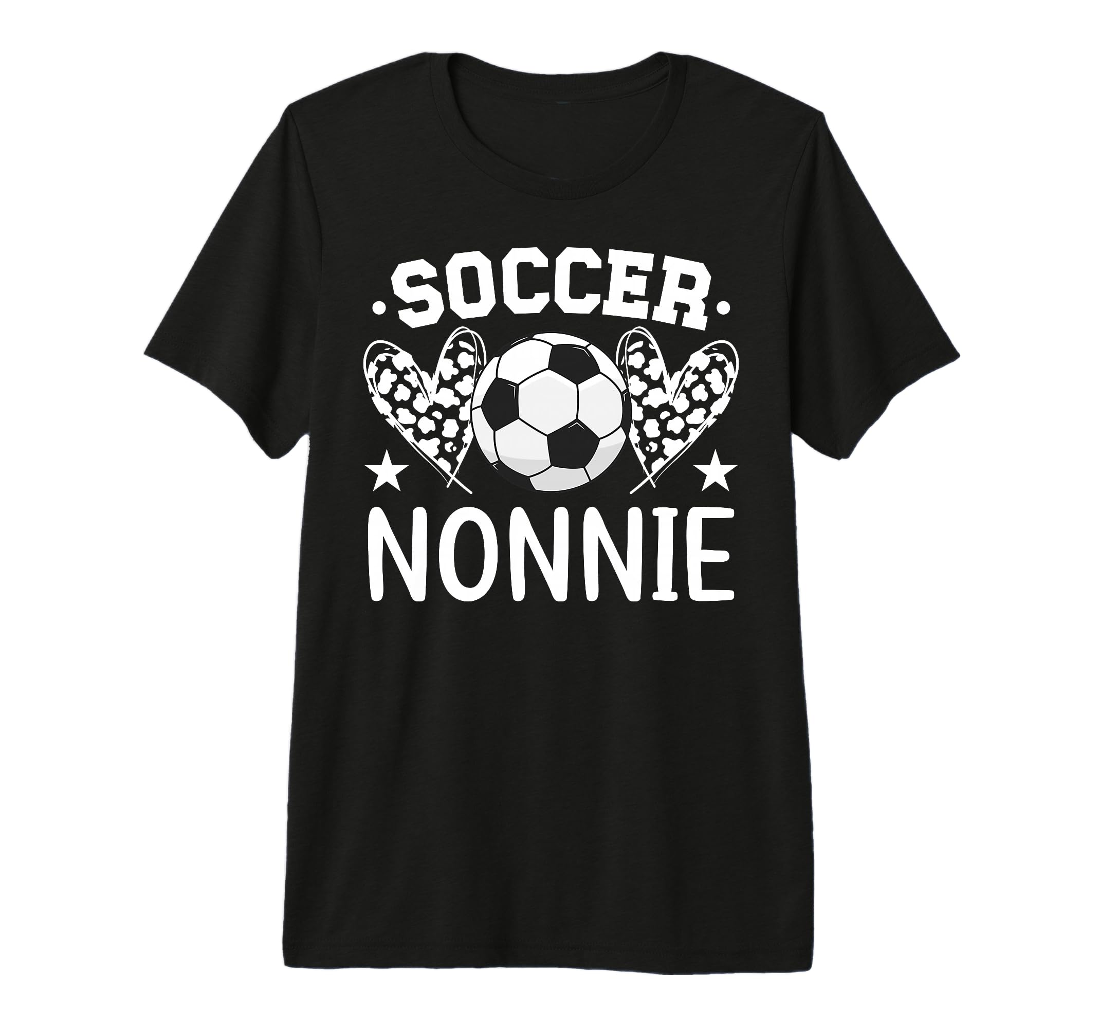 Soccer Nonnie Hearts Nonnie Soccer T-Shirt - Novelty Apparel for Adults - T-Shirt, Sweatshirt, Hoodie