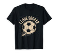 I Love Soccer Enthusiast T-Shirt - Casual Everyday Wear Men Women - T-Shirt, Sweatshirt, Hoodie