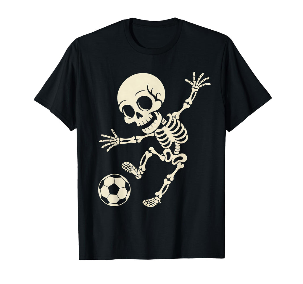 Funny Skeleton Playing Soccer T-Shirt - Novelty Apparel Men Women - T-Shirt, Sweatshirt, Hoodie