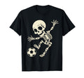 Funny Skeleton Playing Soccer T-Shirt - Novelty Apparel Men Women - T-Shirt, Sweatshirt, Hoodie