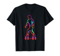 Roller Skater Sketch Retrowave T-Shirt - Minimalist Print Men Women - T-Shirt, Sweatshirt, Hoodie