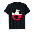 Poland Flag Soccer Fans Football Lovers T-Shirt - Unique Graphic Unisex - T-Shirt, Sweatshirt, Hoodie