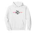 Soccer Ball Heartbeat Players And Soccer Hoodie - Graphic Print for Adults - T-Shirt, Sweatshirt, Hoodie